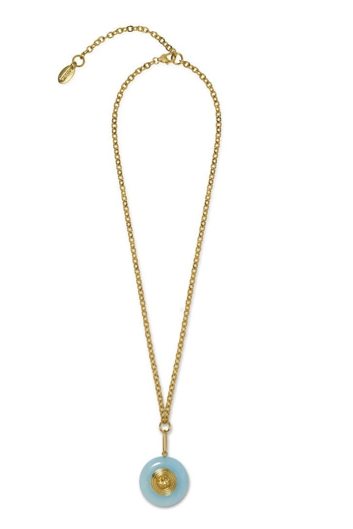 LIZZIE FORTUNATO-Reflecting Pool Necklace-BLUE