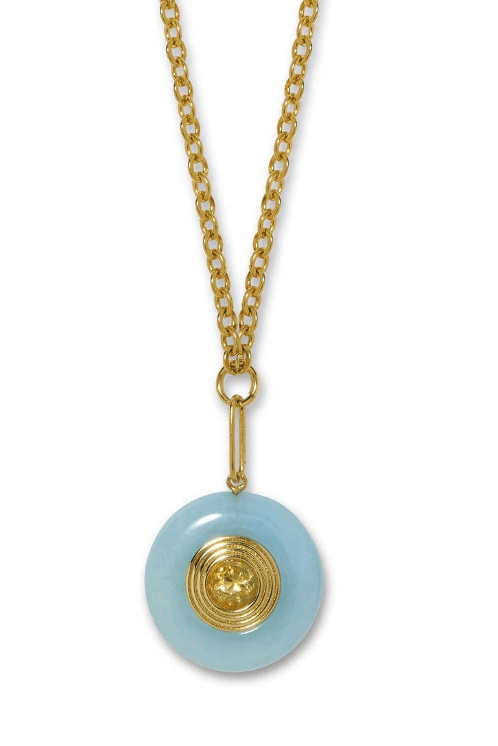 LIZZIE FORTUNATO-Reflecting Pool Necklace-BLUE
