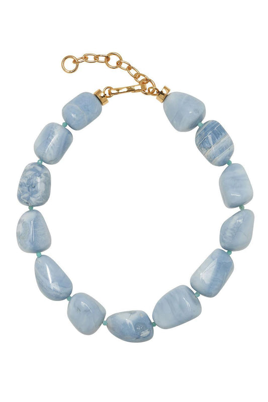 Sea And Sky Collar-BLUE-JEWELRYBOUTIQUENECKLACE O-LIZZIE FORTUNATO