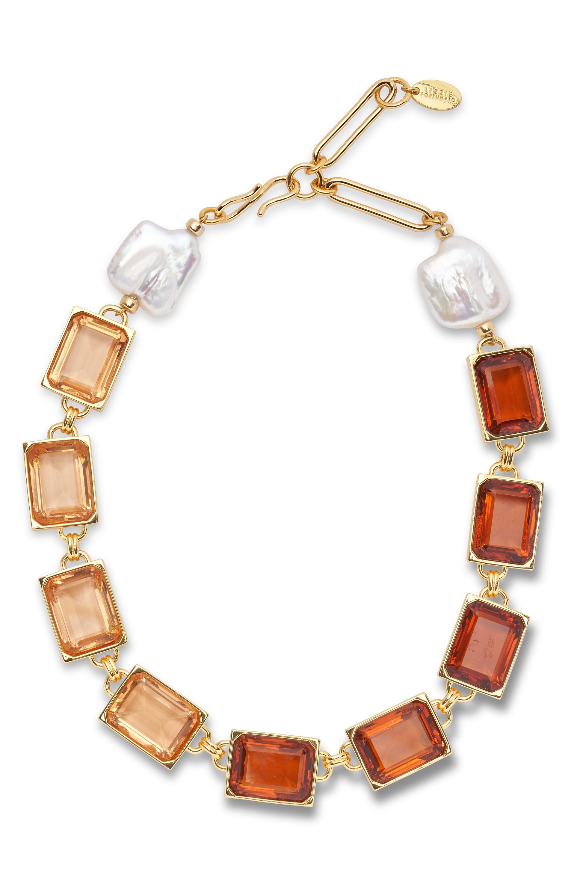 LIZZIE FORTUNATO-Sienna Collar-BROWN