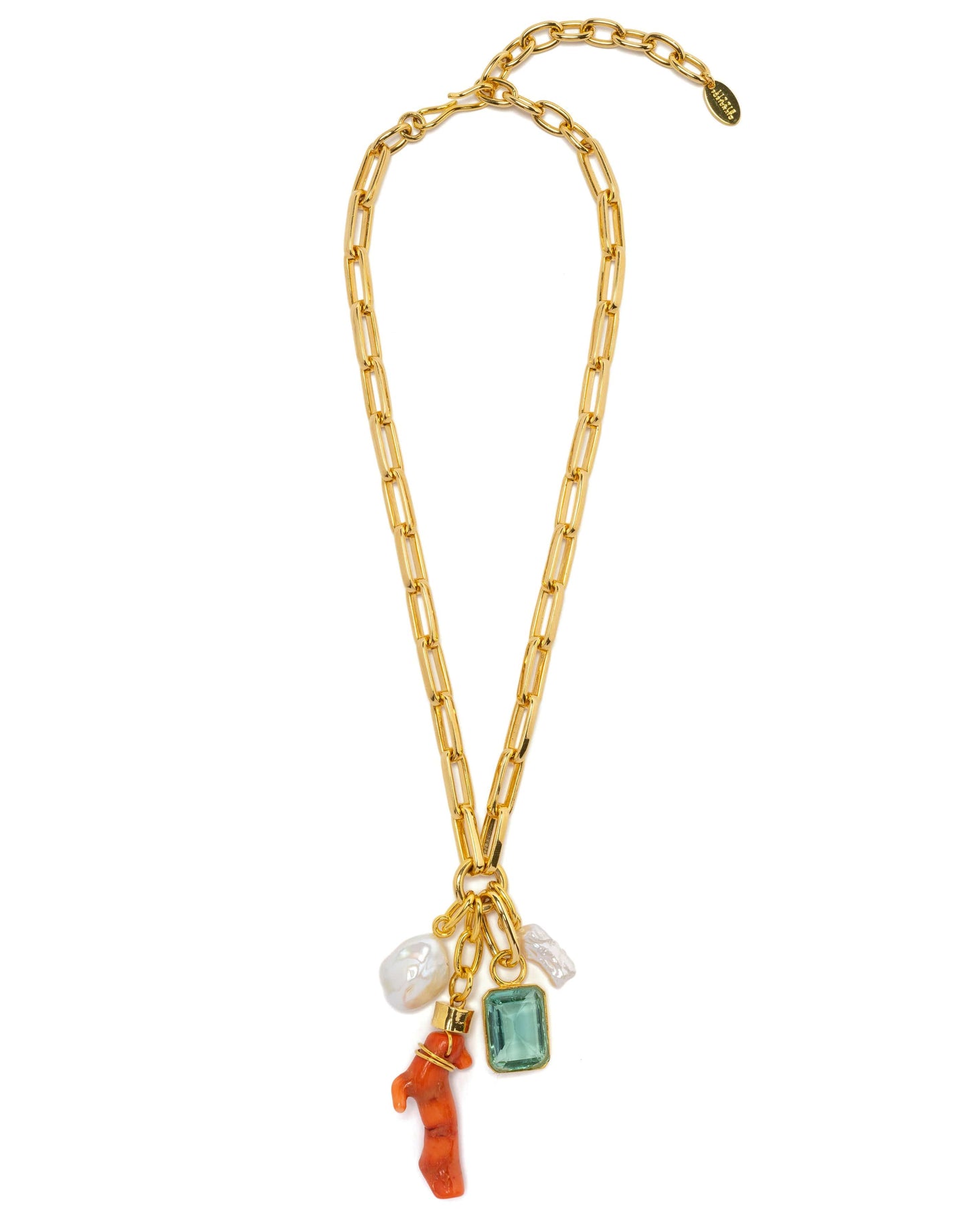 LIZZIE FORTUNATO-Pompeii Necklace-GOLD