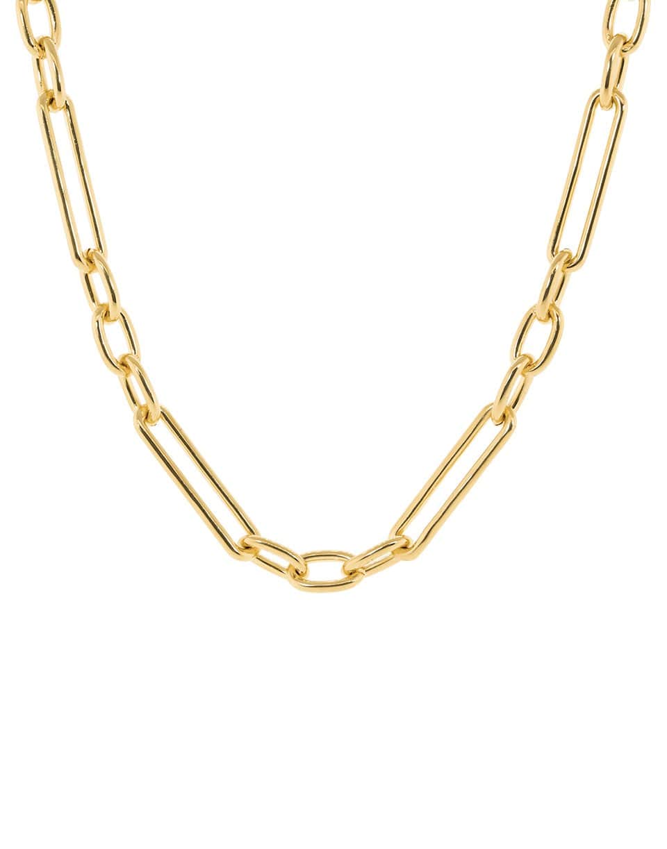 LIZZIE FORTUNATO-Short Venice Chain-GOLD