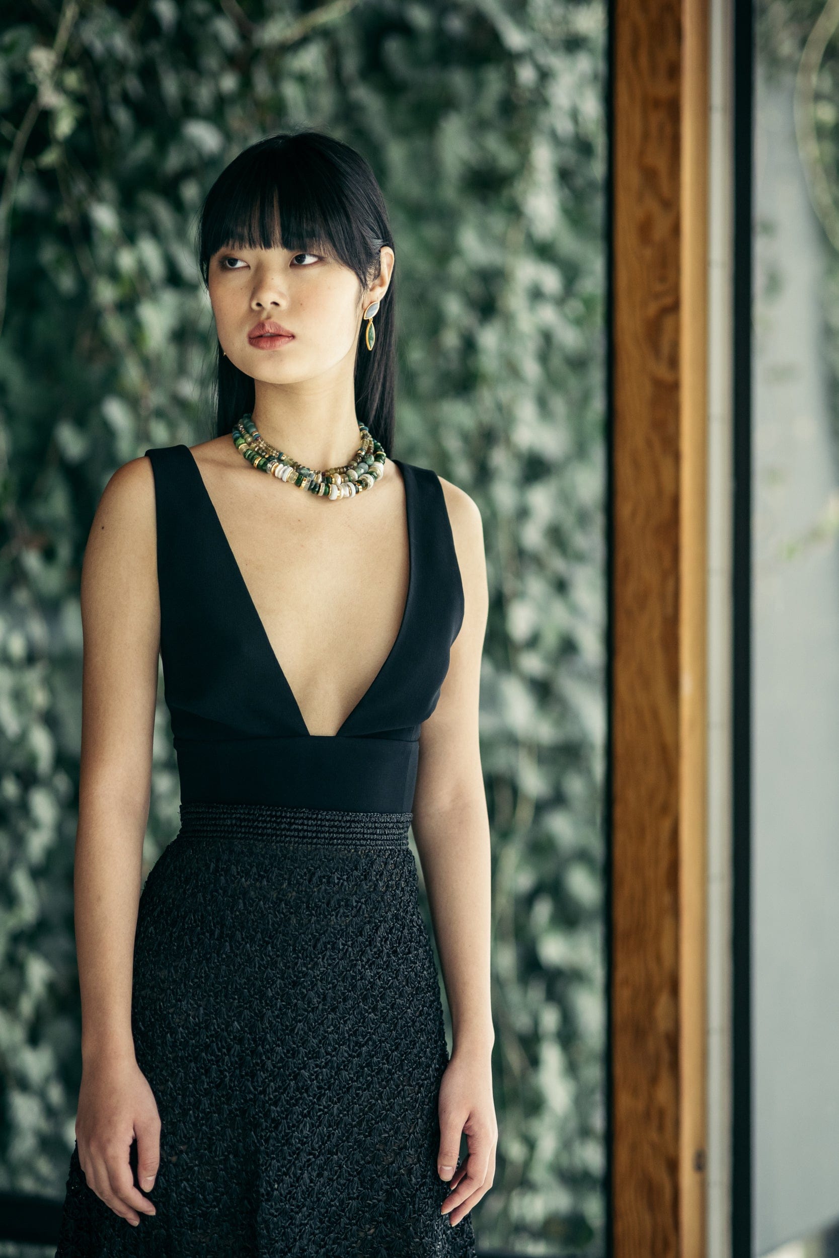 LIZZIE FORTUNATO-Green River Necklace-GREEN