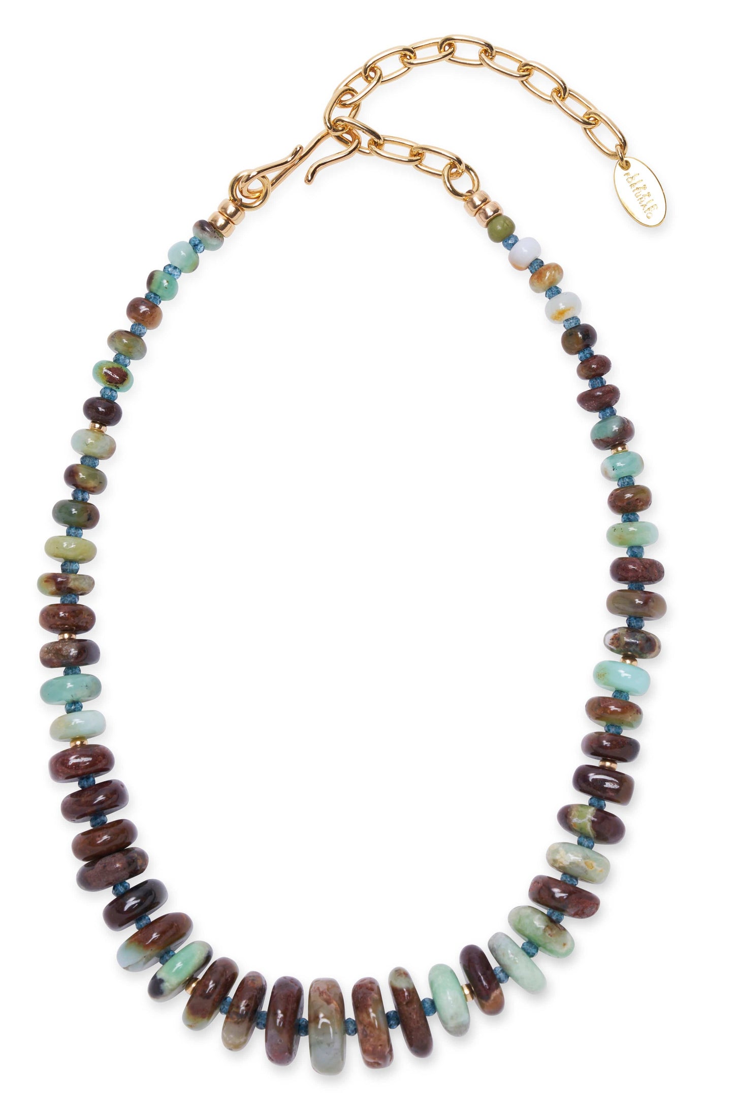 LIZZIE FORTUNATO-Neutra Necklace-GREEN