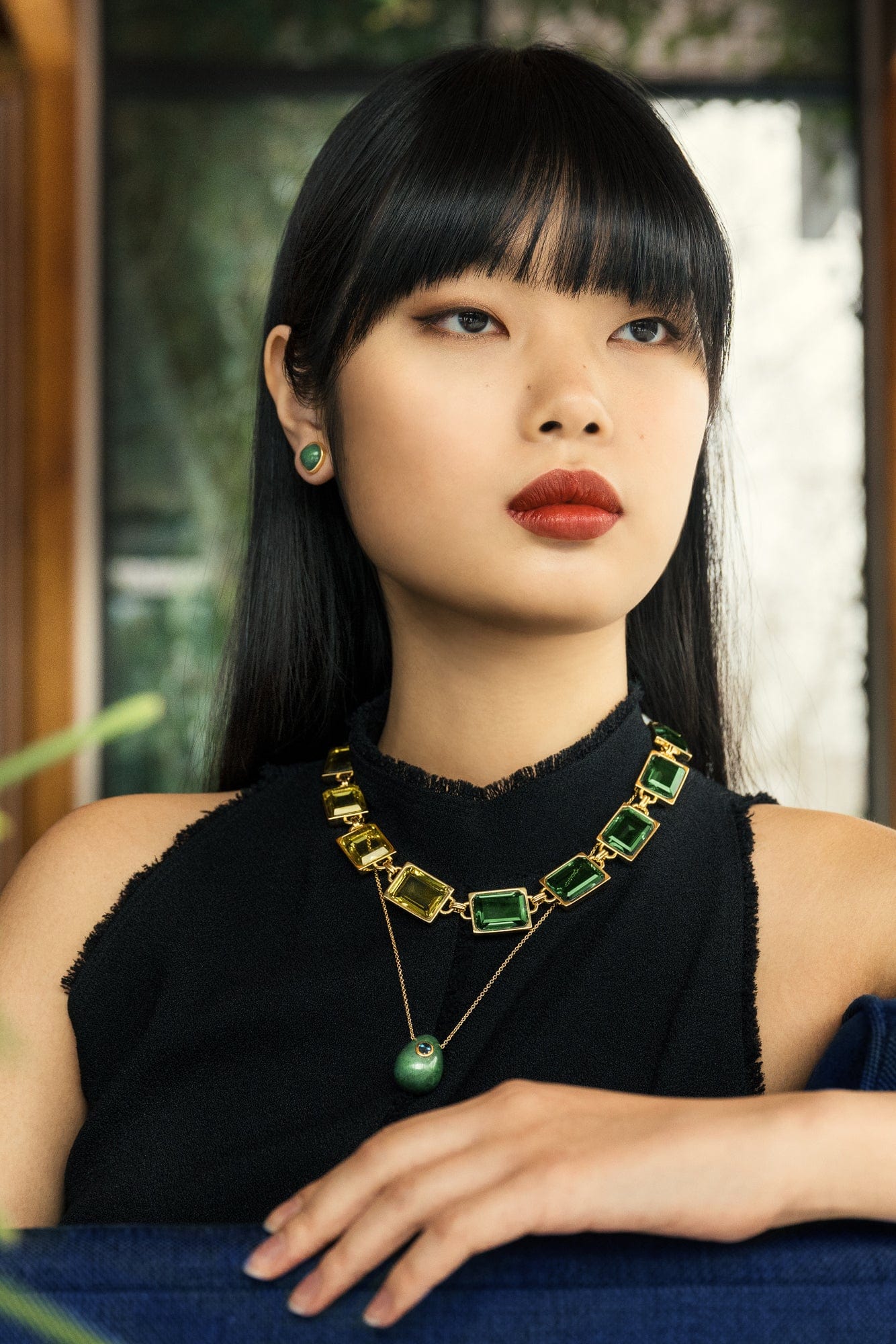 LIZZIE FORTUNATO-Vert Collar-GREEN