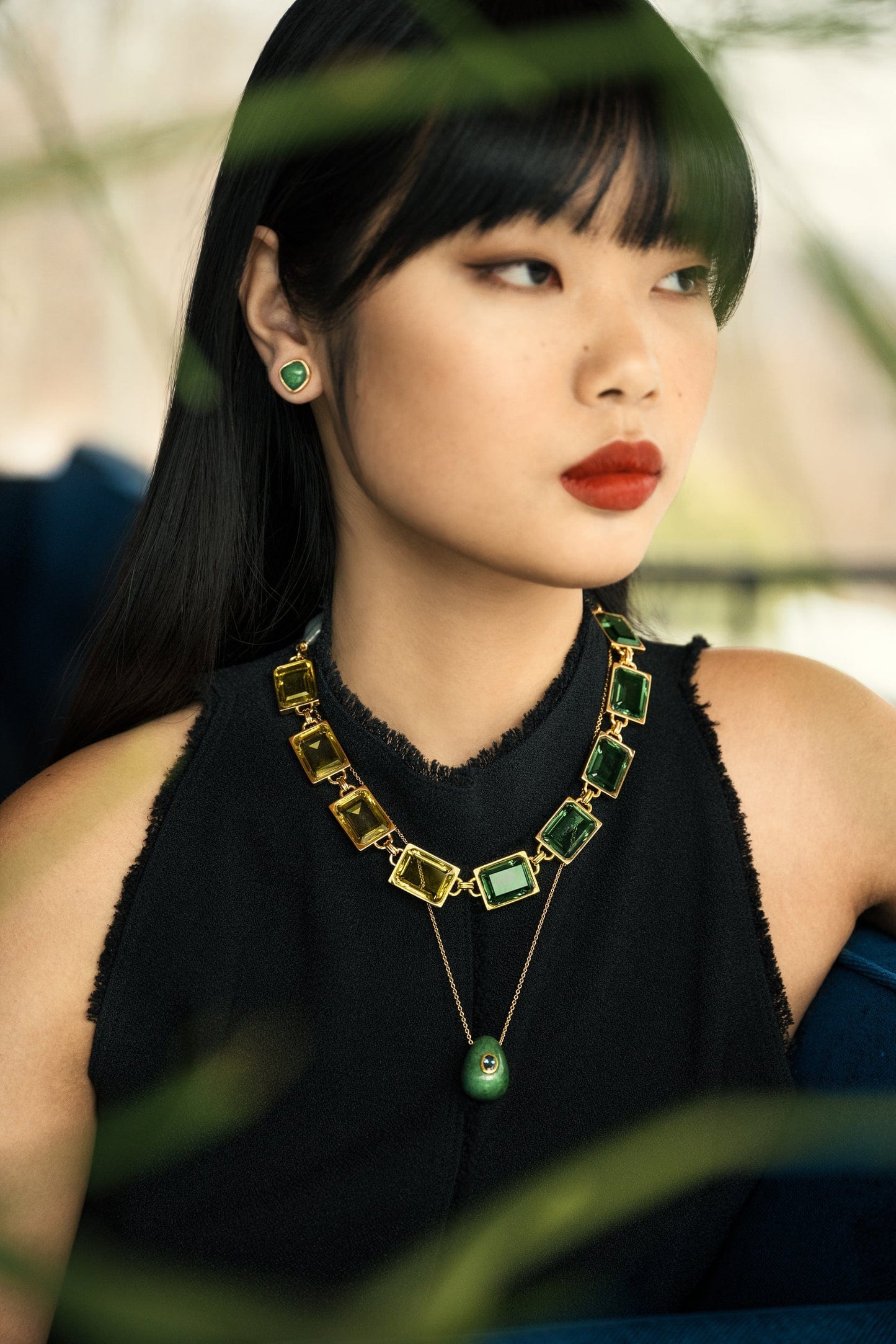 LIZZIE FORTUNATO-Vert Collar-GREEN