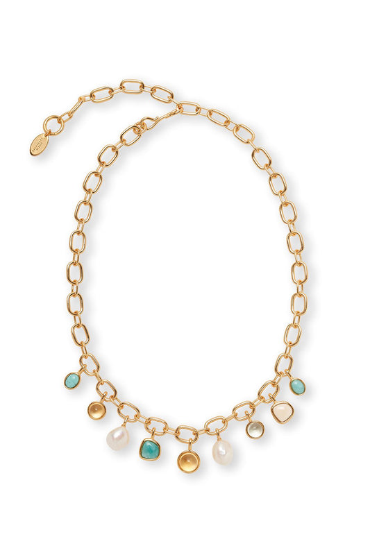 LIZZIE FORTUNATO-Arabesque Necklace-MULTI