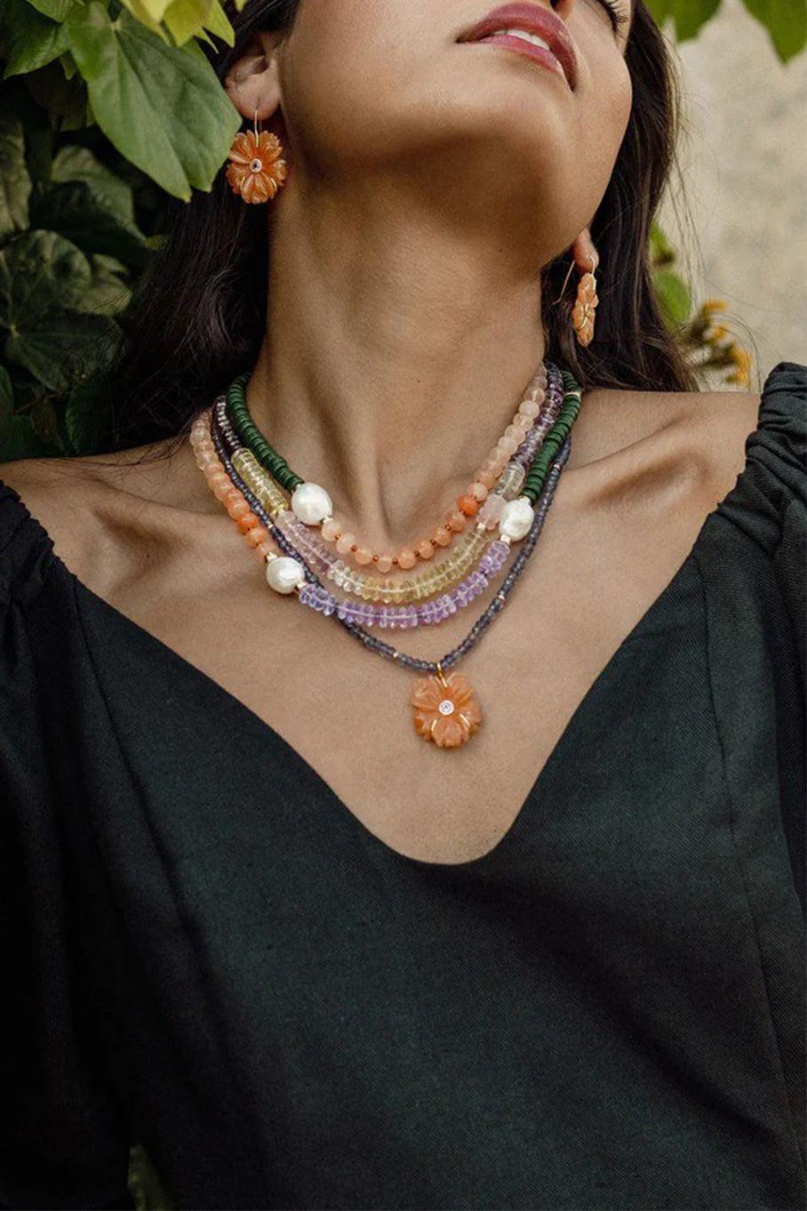 LIZZIE FORTUNATO-Cabana Necklace-MULTI