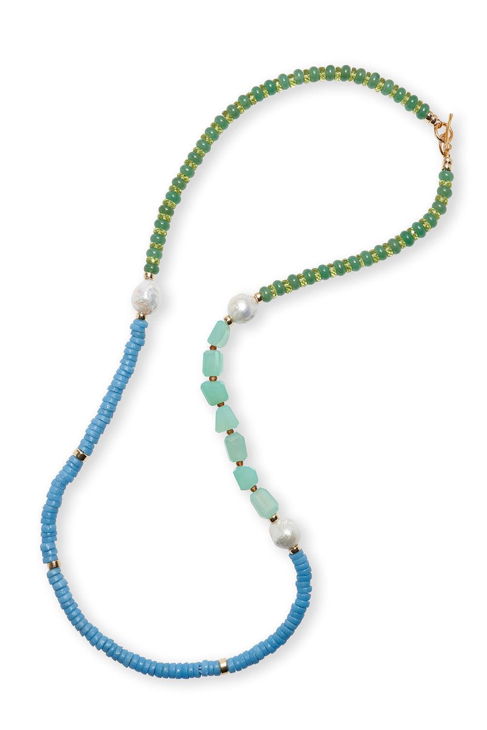 Lime Berry Cabana Necklace-MULTI-JEWELRYBOUTIQUENECKLACE O-LIZZIE FORTUNATO