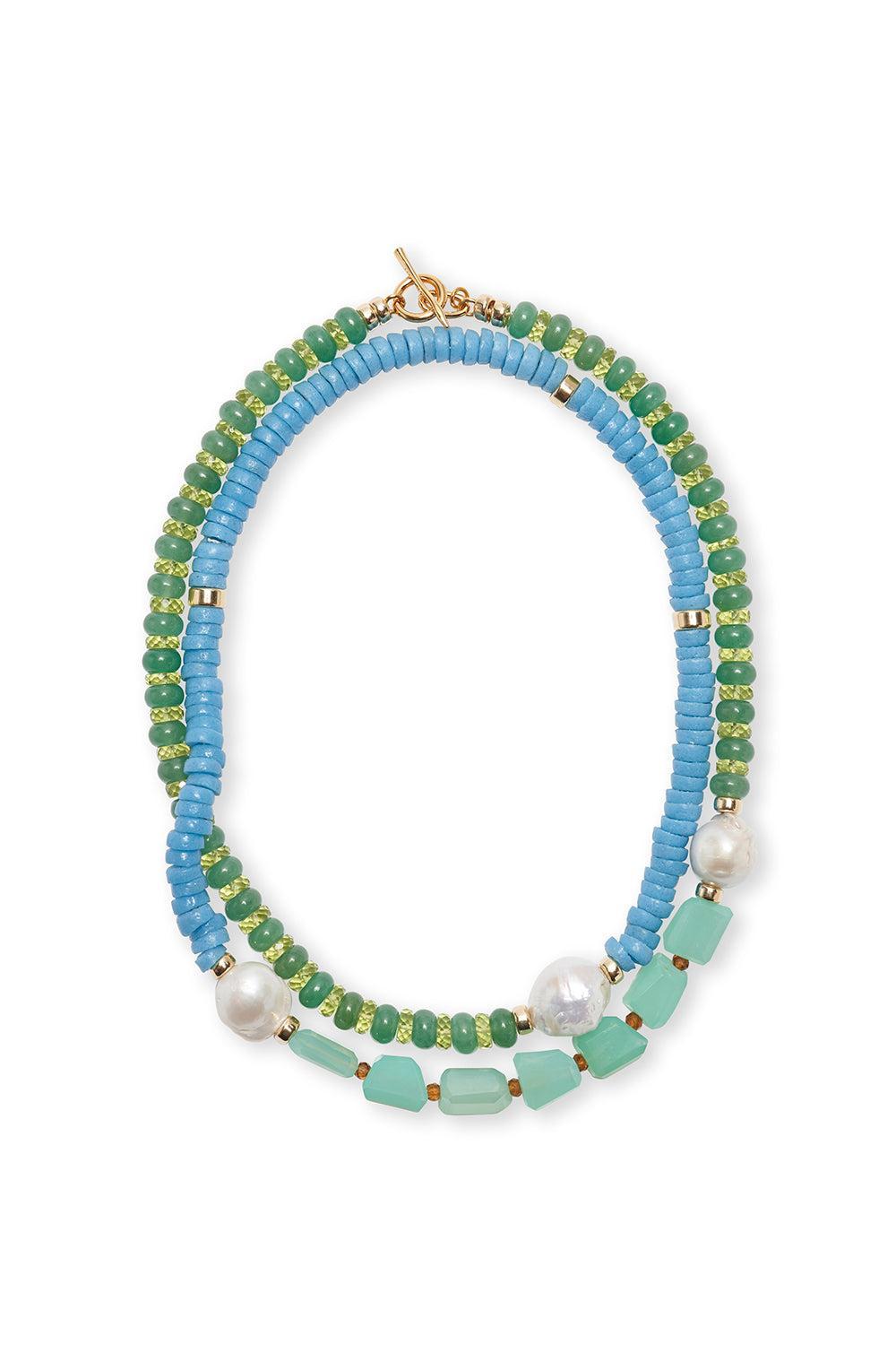 Lime Berry Cabana Necklace-MULTI-JEWELRYBOUTIQUENECKLACE O-LIZZIE FORTUNATO