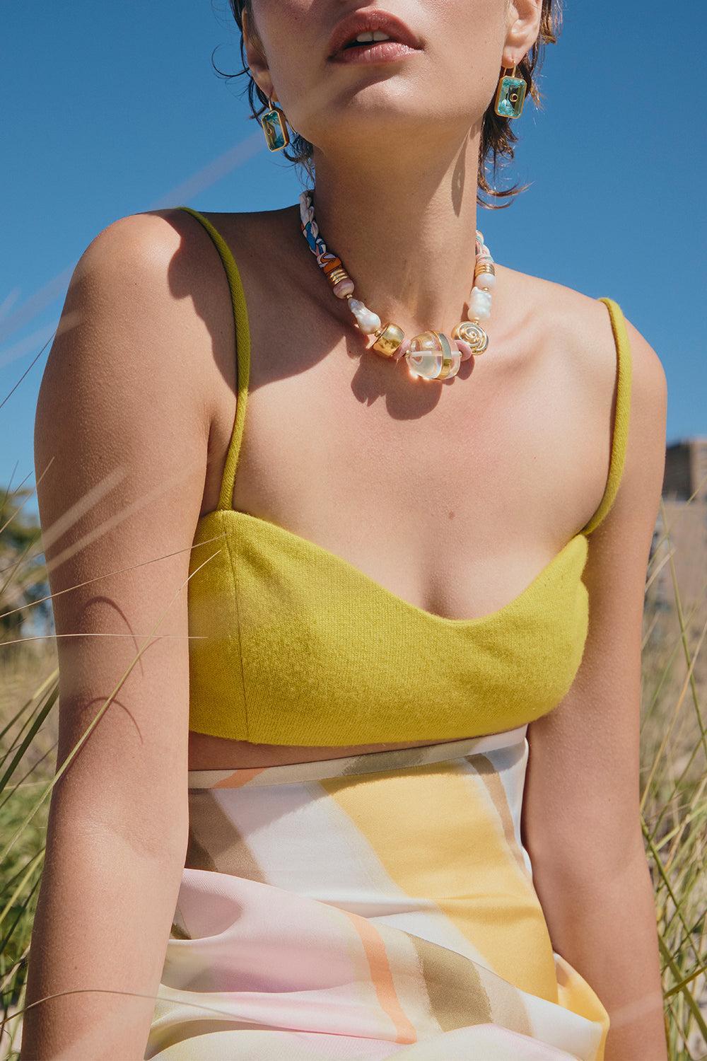 Majorca Glass Beach Necklace-MULTI-JEWELRYBOUTIQUENECKLACE O-LIZZIE FORTUNATO