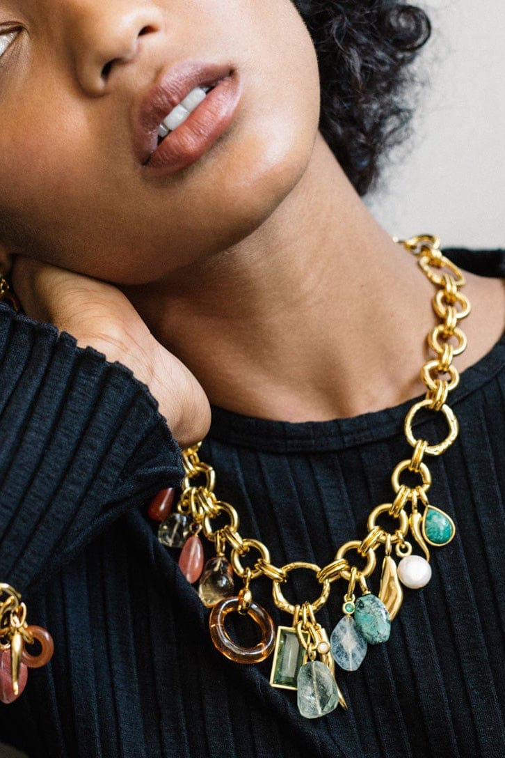 LIZZIE FORTUNATO-Rainbow Field Necklace-MULTI