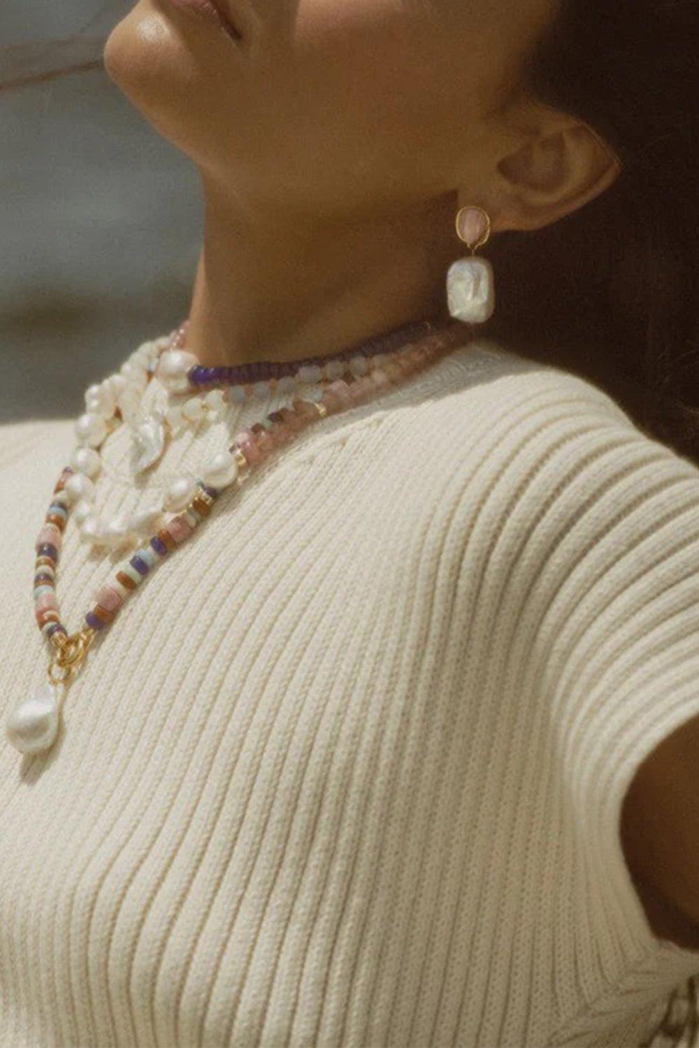 LIZZIE FORTUNATO-The Grove Necklace-MULTI