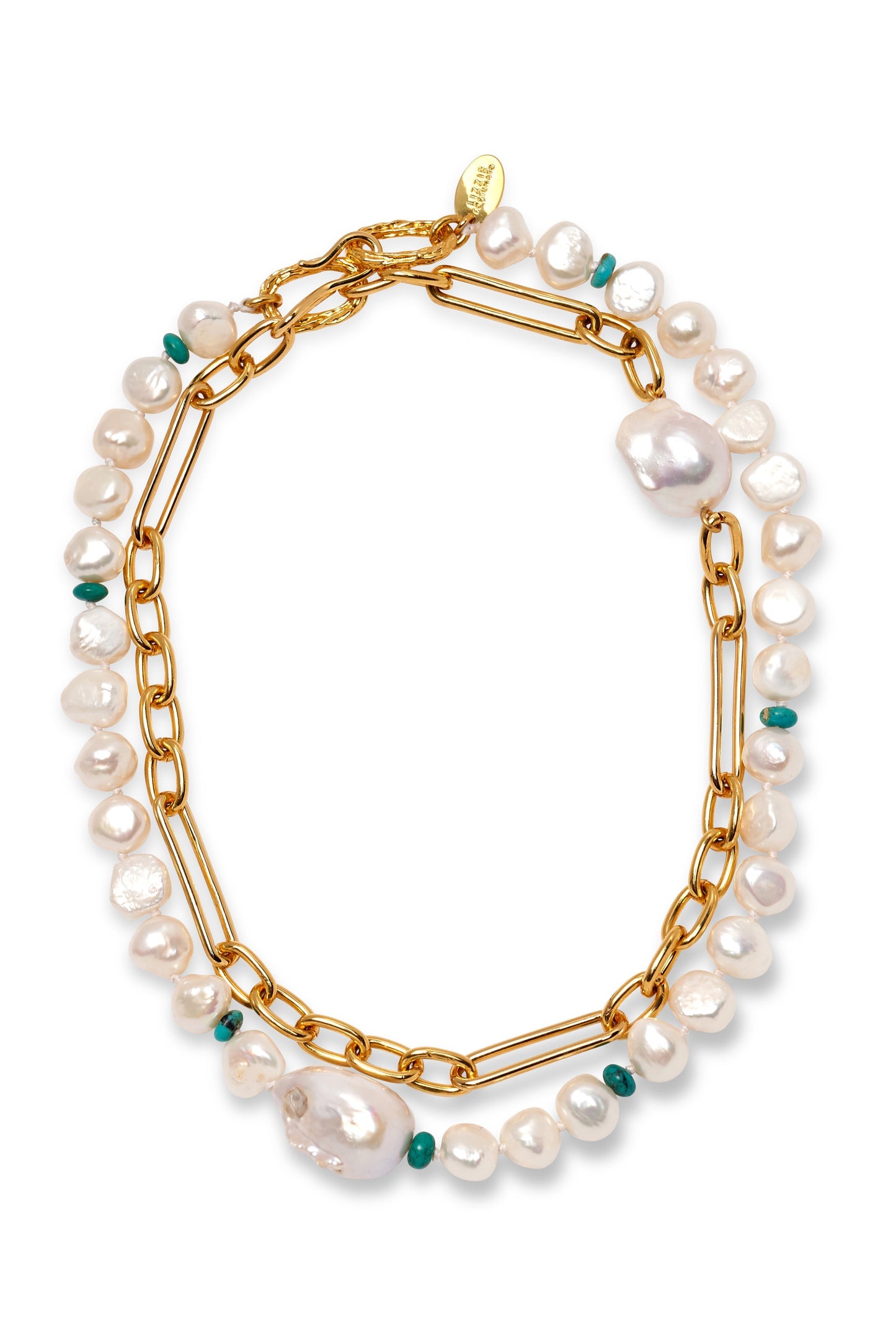 LIZZIE FORTUNATO-Harbor Necklace-PEARL