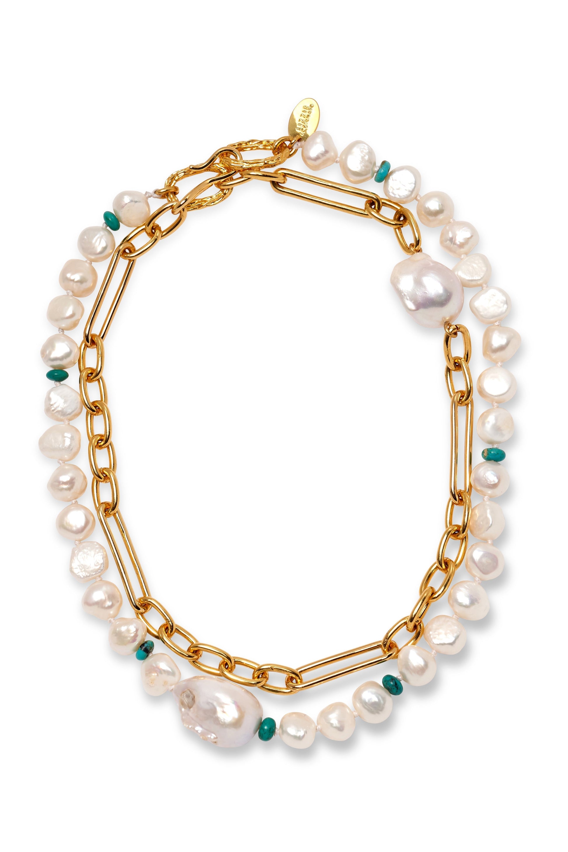 LIZZIE FORTUNATO-Harbor Necklace-PEARL