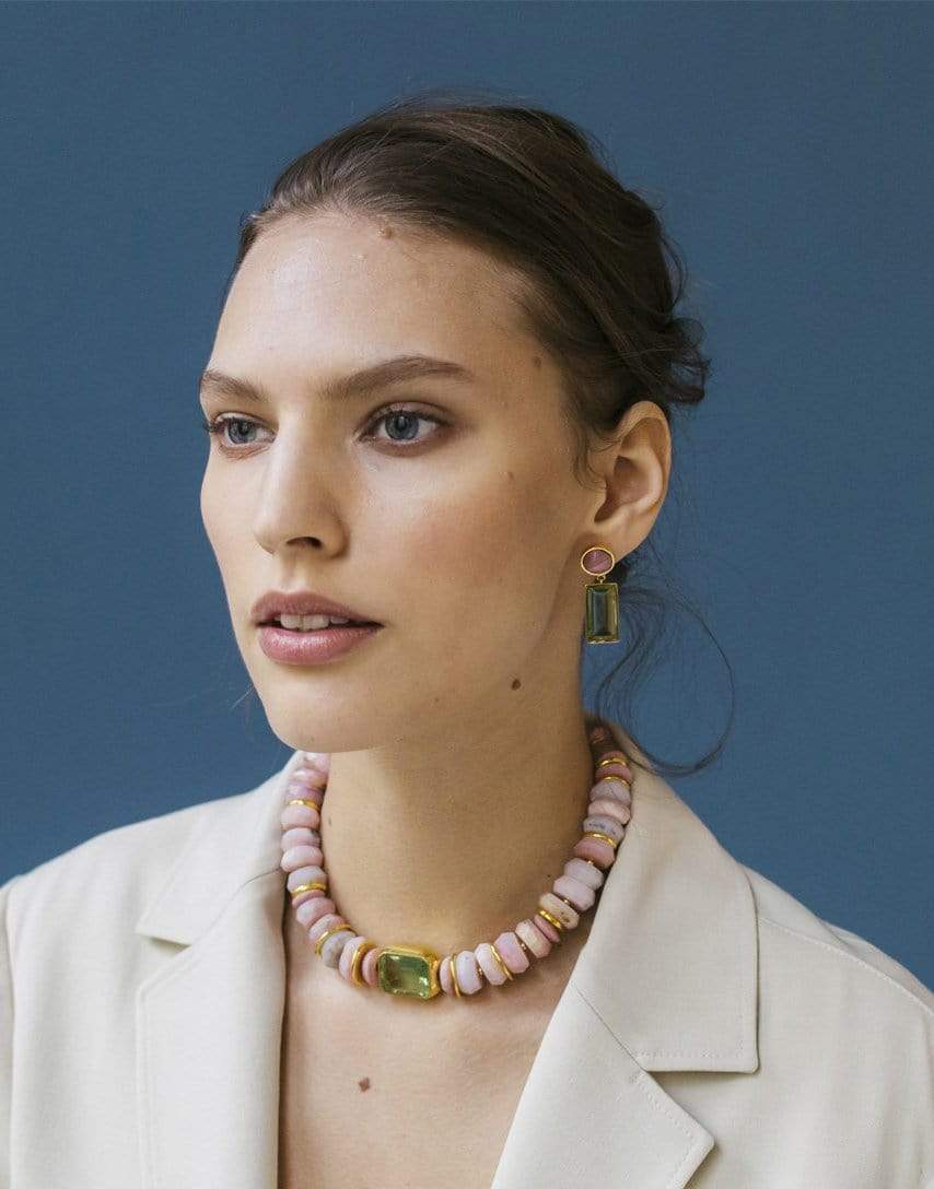 LIZZIE FORTUNATO-Goddess Collar-PINK
