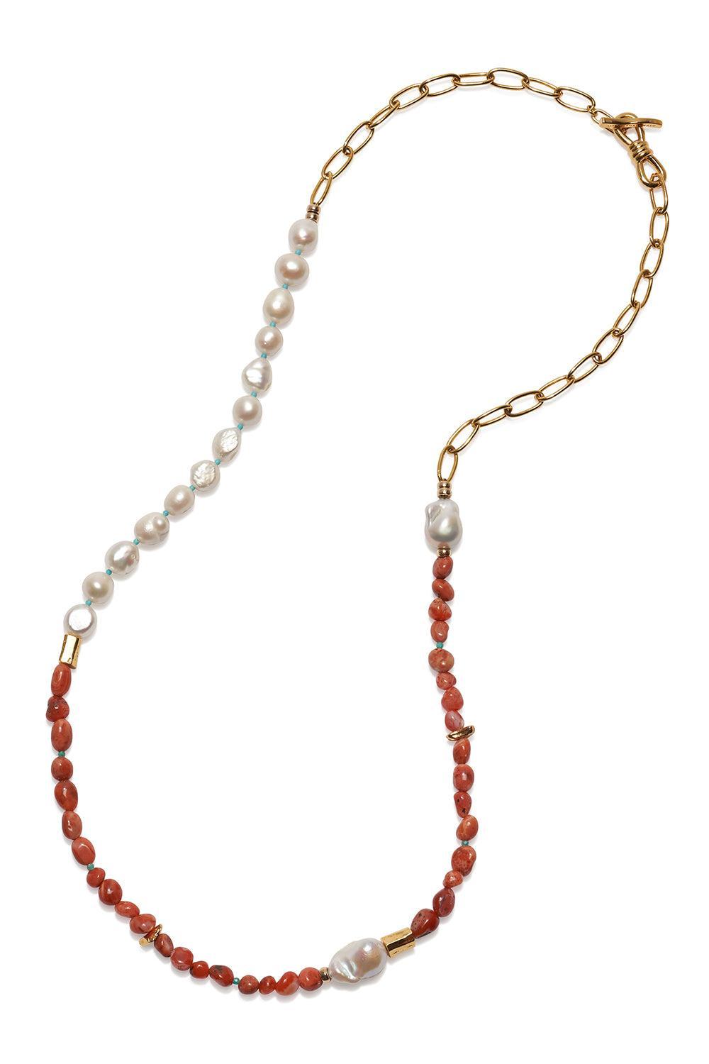 Soleil Porto Covo Necklace-RED-JEWELRYBOUTIQUENECKLACE O-LIZZIE FORTUNATO
