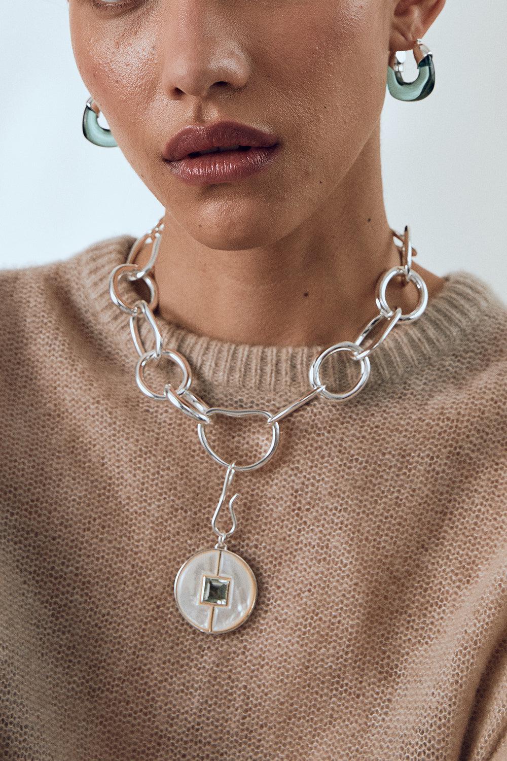 PORTO CHAIN-SILVER-14-JEWELRYBOUTIQUENECKLACE O-LIZZIE FORTUNATO