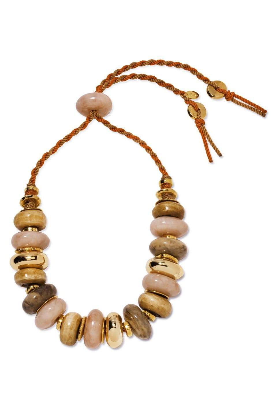 LIZZIE FORTUNATO-Narcissus Necklace-TAN