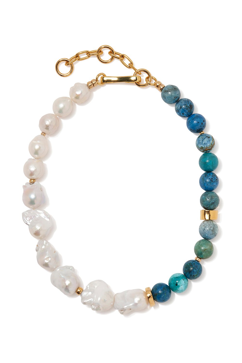 LIZZIE FORTUNATO-Formentera Necklace-WHITE