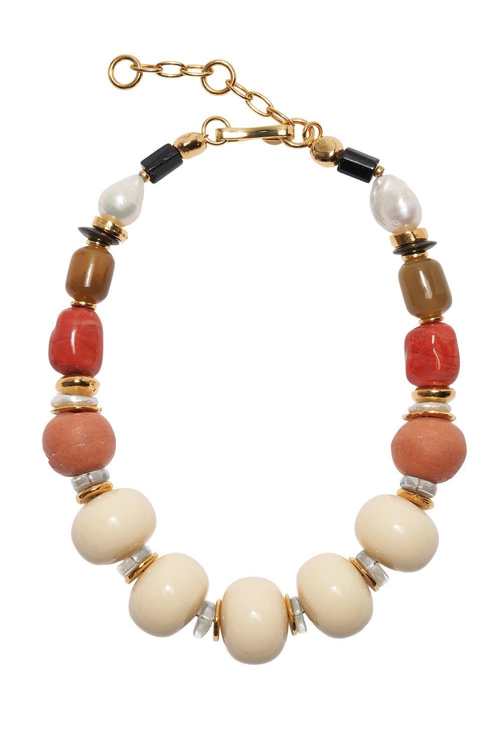 White Ilios Necklace-WHITE-JEWELRYBOUTIQUENECKLACE O-LIZZIE FORTUNATO