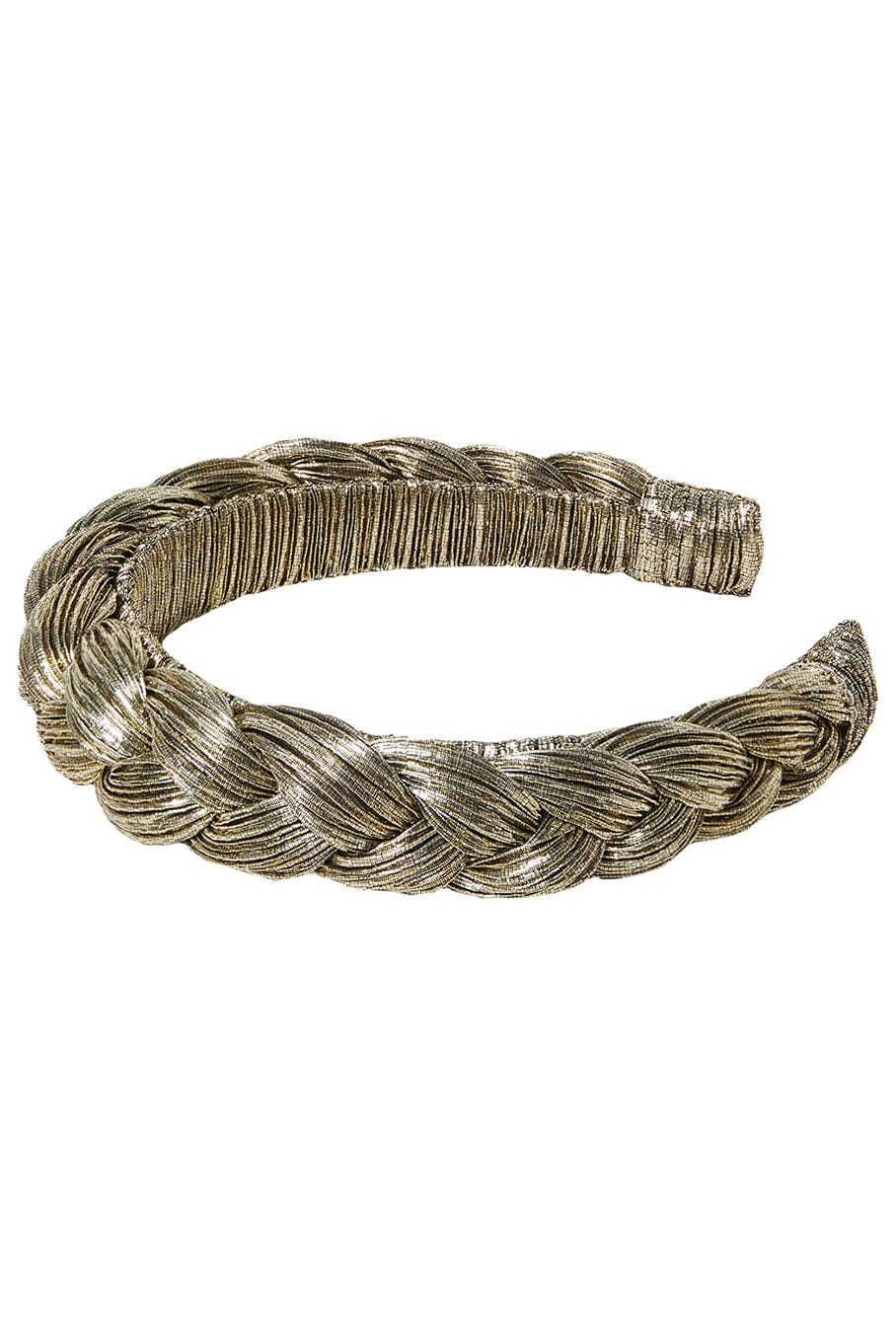LOEFFLER RANDALL-Lilac Braided Headband-DRKGOLD