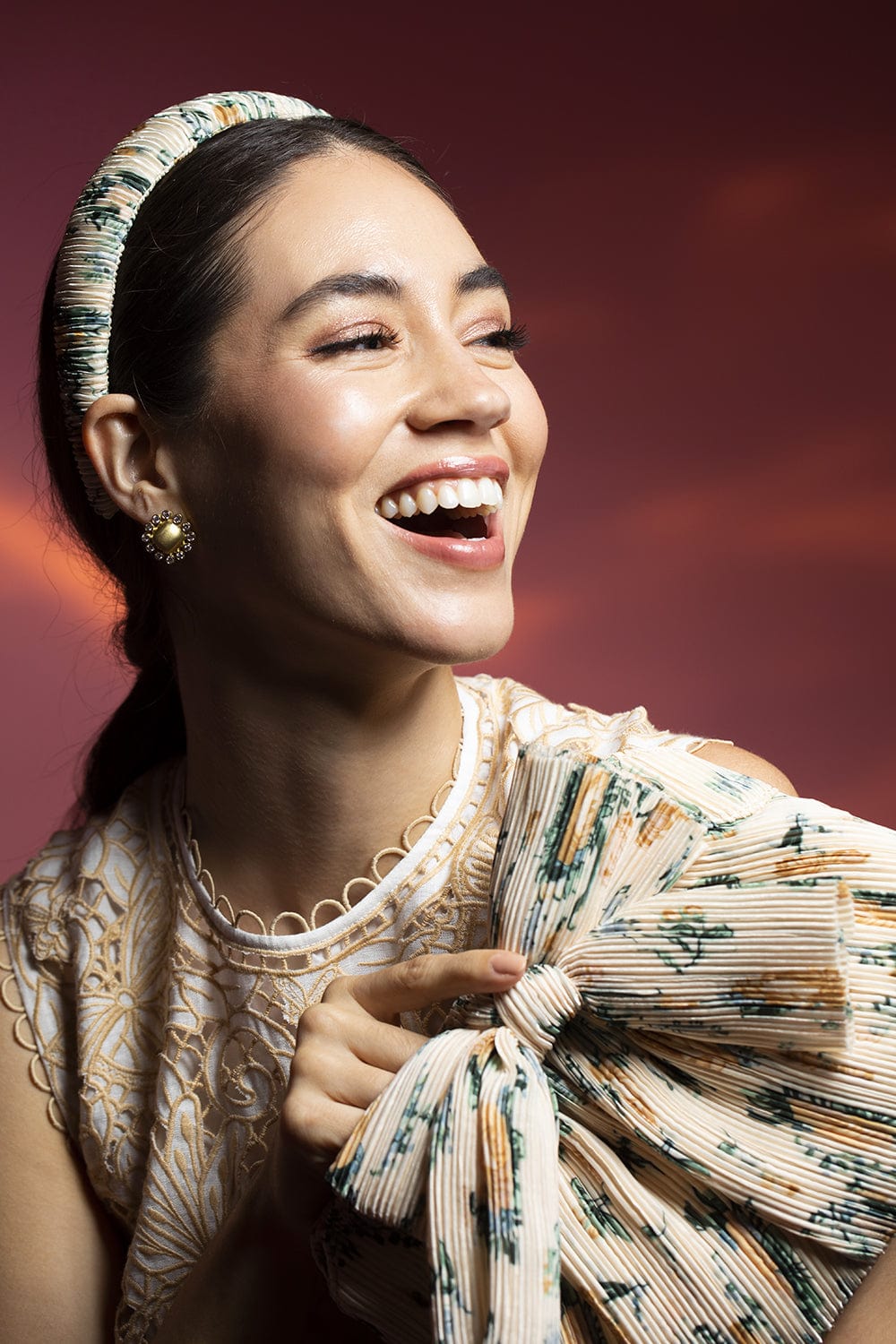 LOEFFLER RANDALL-Marina Puffy Headband-NOVAFLOR