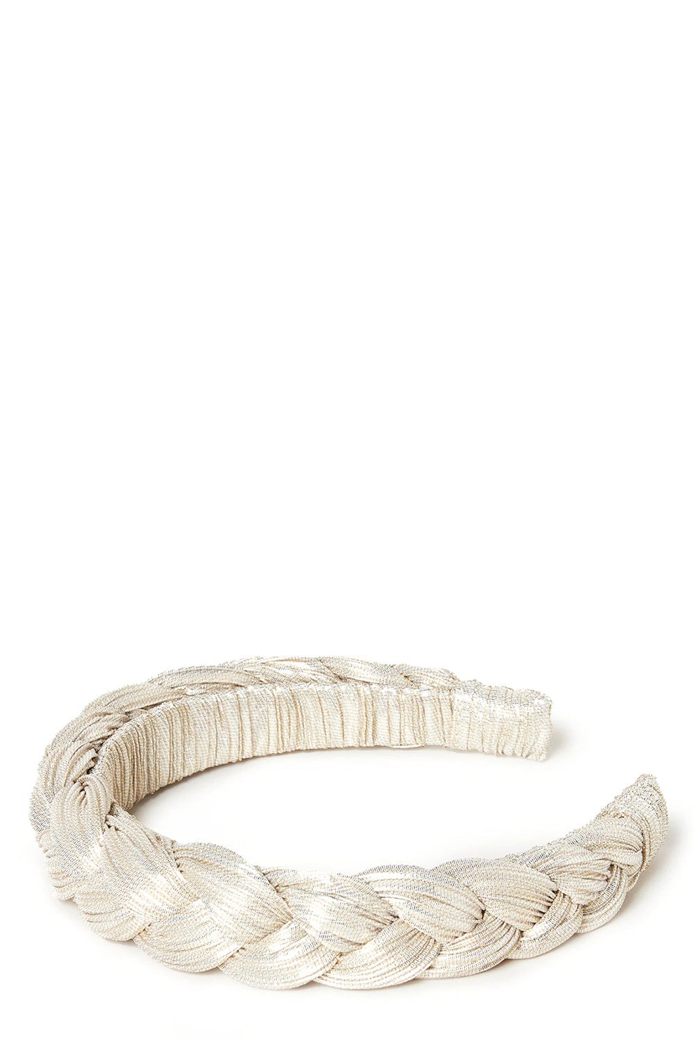 LOEFFLER RANDALL-Braided Headband-PLATINUM
