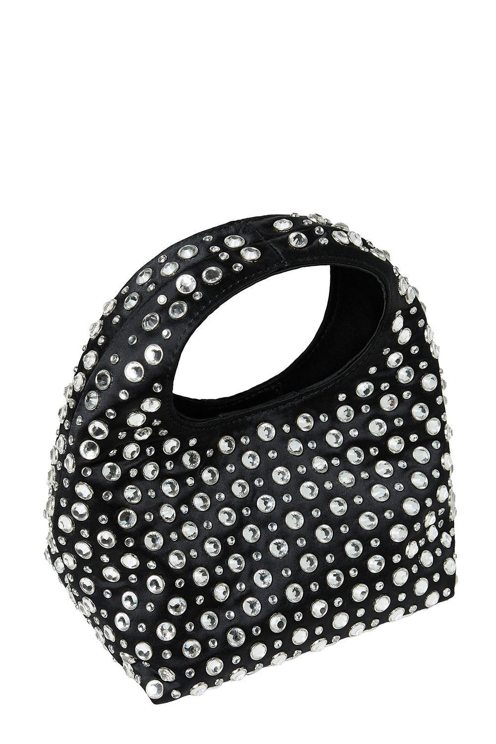 Kenzie Mini Bucket Clutch - Black-BLACKCRS-HANDBAGCLUTCHES-LOEFFLER RANDALL