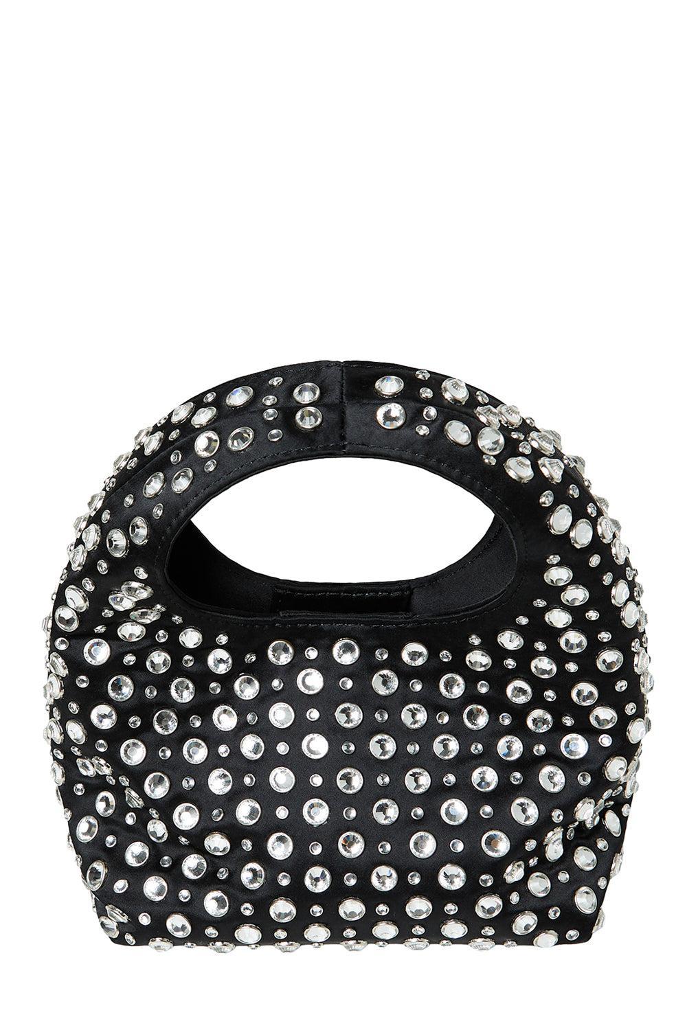 Kenzie Mini Bucket Clutch - Black-BLACKCRS-HANDBAGCLUTCHES-LOEFFLER RANDALL