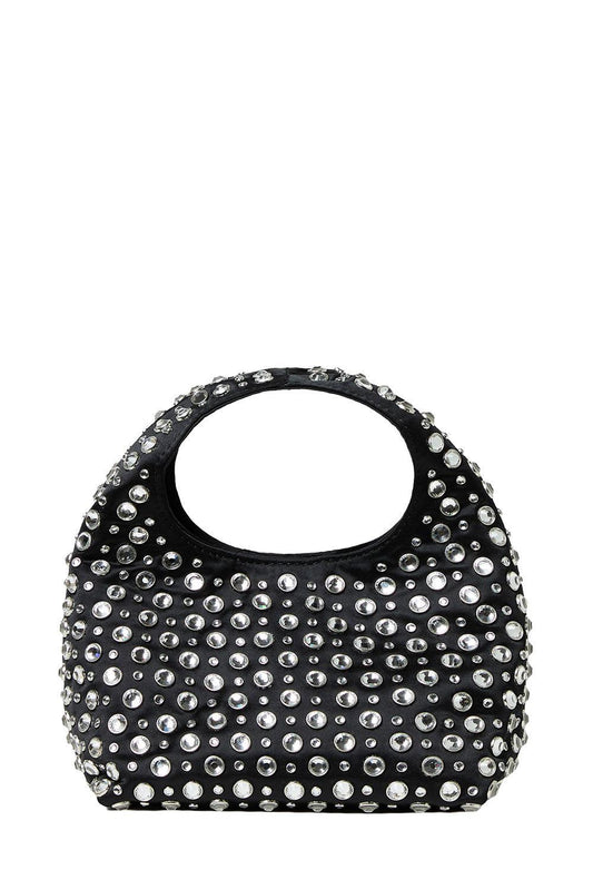 Kenzie Mini Bucket Clutch - Black-BLACKCRS-HANDBAGCLUTCHES-LOEFFLER RANDALL