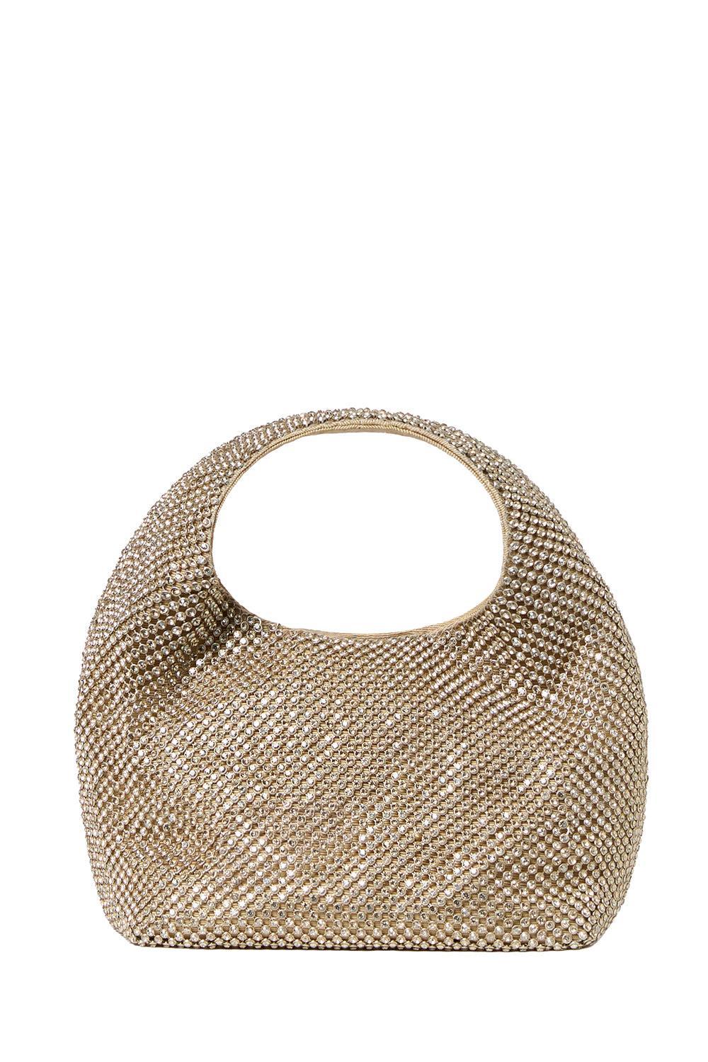 Kenzie Mini Bucket Clutch - Gold-GOLD-HANDBAGCLUTCHES-LOEFFLER RANDALL