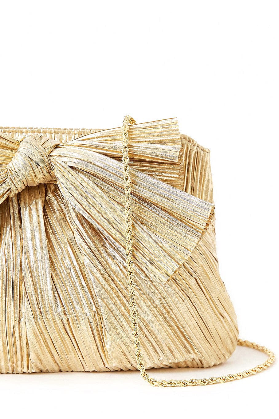LOEFFLER RANDALL-Rayne Clutch - Gold-GOLD