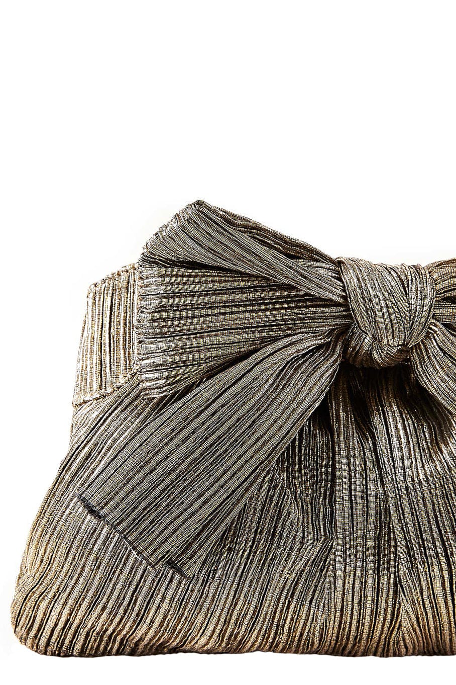 LOEFFLER RANDALL-Rayne Pleated Frame Clutch - Dark Gold-DRKGOLD