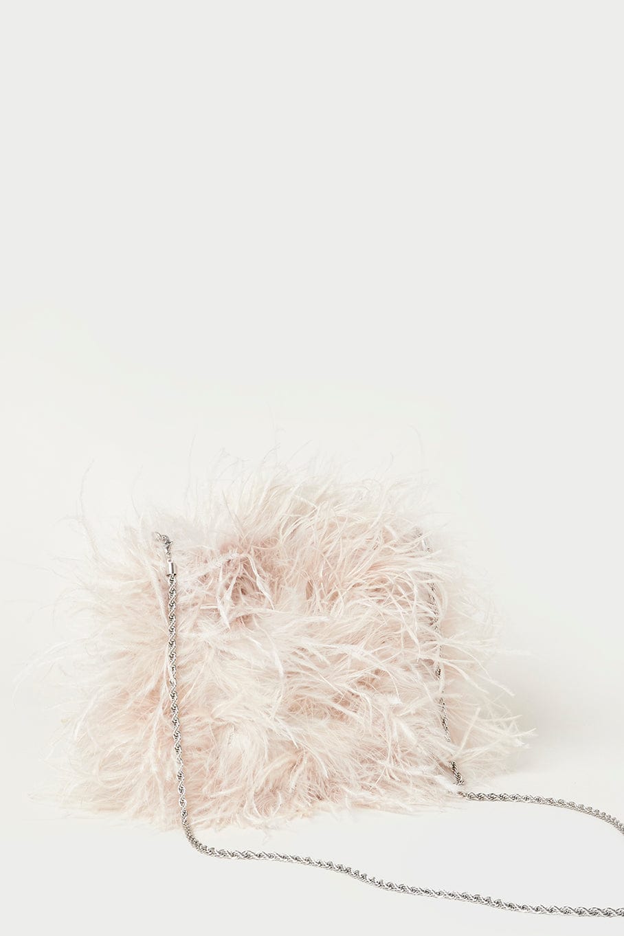 LOEFFLER RANDALL-Zahara Feather Pouch - Oyster-OYSTER