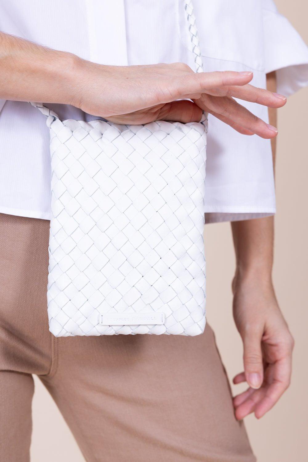 LOEFFLER RANDALL-Grace Mini Crossbody-WHITE