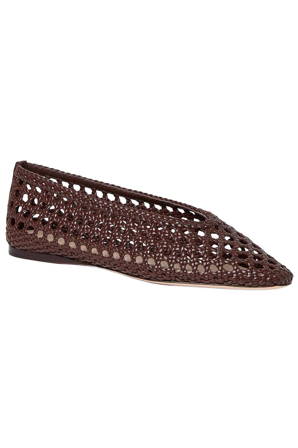 Emery Flat - Chocolate-BROWN-5.5-SHOEBALLET FLA-LOEFFLER RANDALL