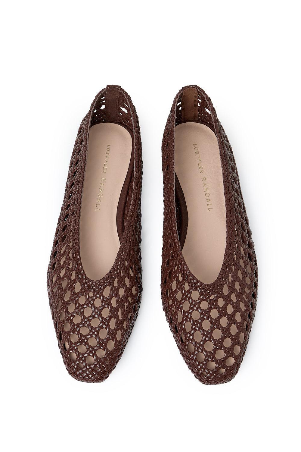 Emery Flat - Chocolate-BROWN-5.5-SHOEBALLET FLA-LOEFFLER RANDALL