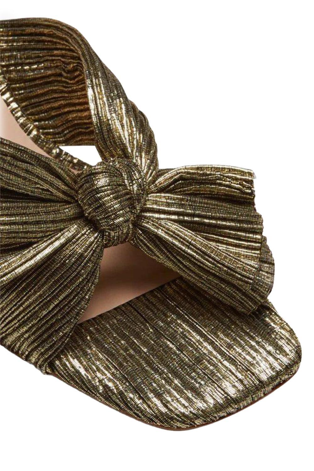 Claudia Skinny Heel Mules-ORO-6-SHOEMULE-LOEFFLER RANDALL