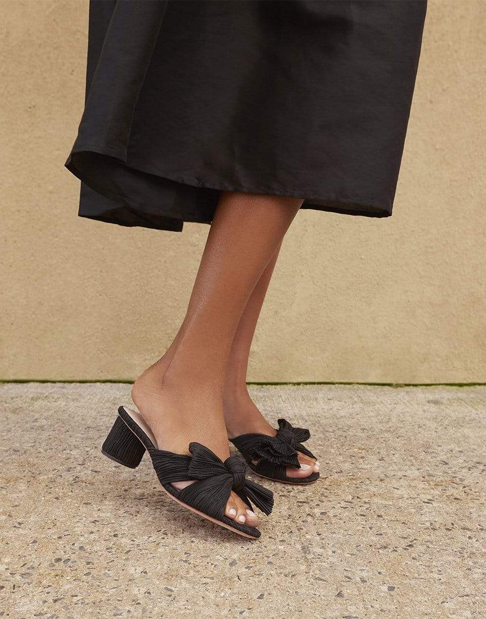 LOEFFLER RANDALL-Emilia Pleated Knot Mule-