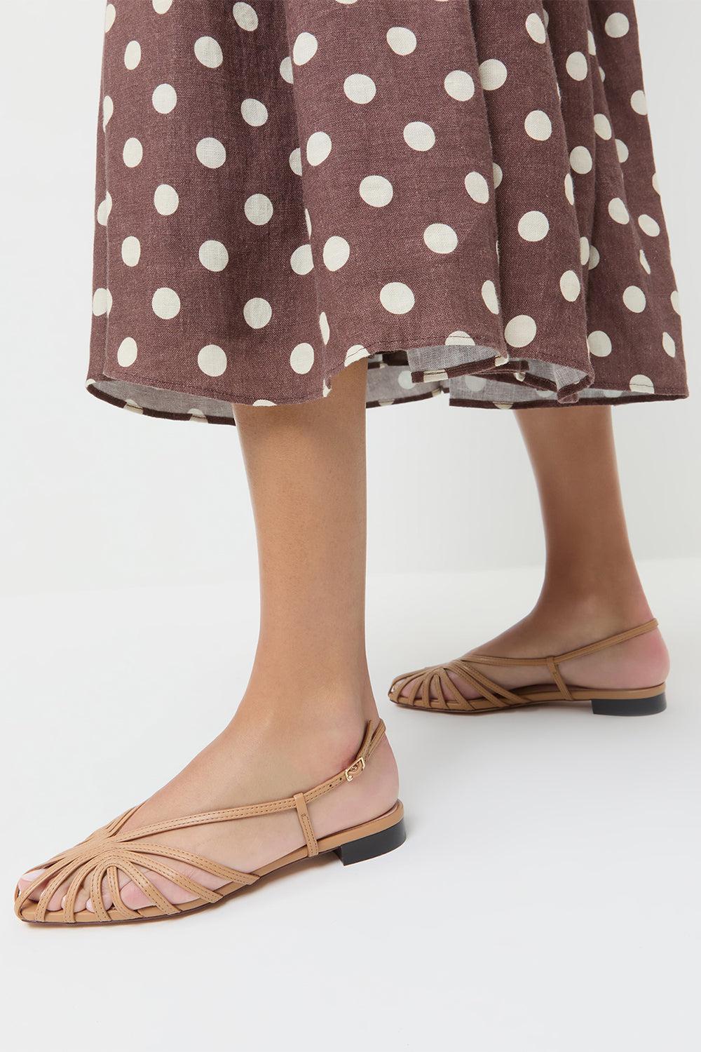 Devon Sandal-BROWN-5-SHOESANDAL-LOEFFLER RANDALL