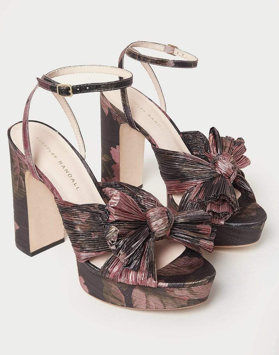 LOEFFLER RANDALL-Pleated Platform Sandal-