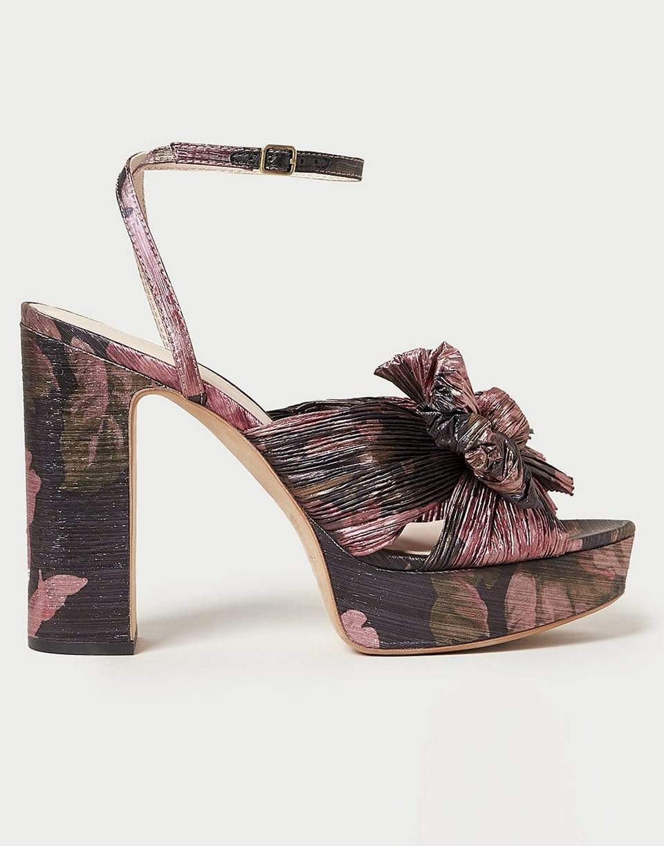 LOEFFLER RANDALL-Pleated Platform Sandal-