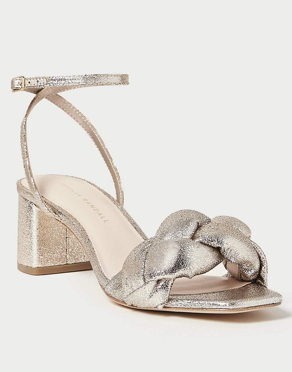 LOEFFLER RANDALL-Mid-Heel Sandal With Braid-
