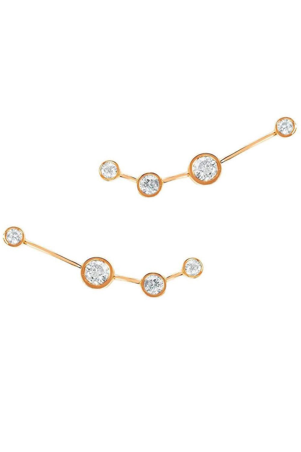 LOGAN HOLLOWELL-Aries Diamond Constellation Studs-