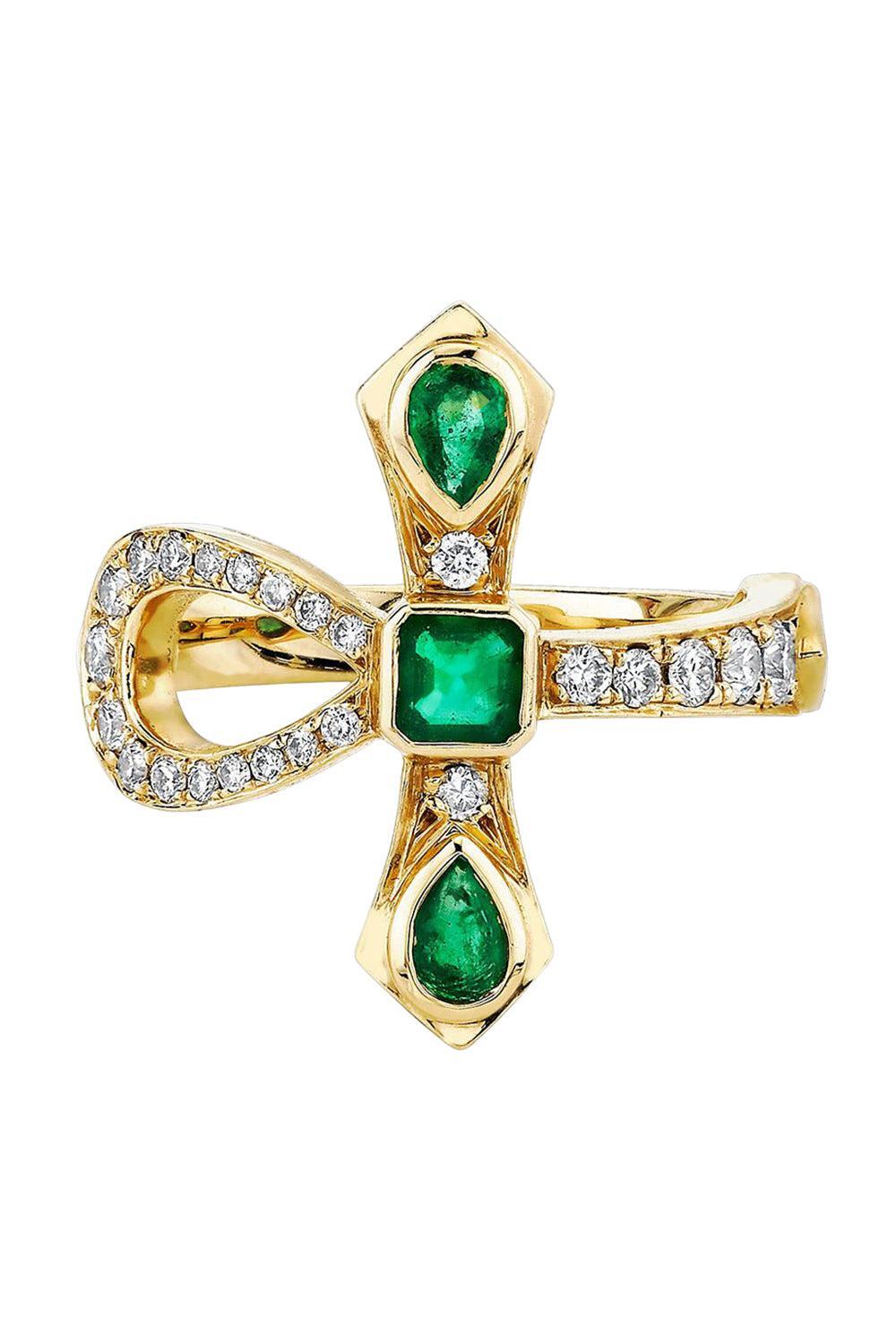 Eternal Ankh Ring-YELLOW GOLD-6.5-JEWELRYFINE JEWELRING-LOGAN HOLLOWELL