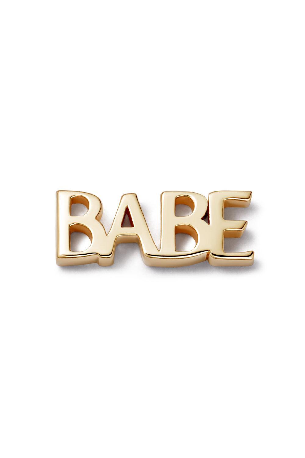 Babe Script Charm-ROSE GOLD-JEWELRYFINE JEWELPENDANT-LOQUET