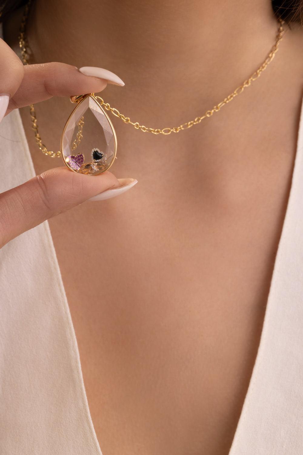 Diamond Ballet Shoe Charm-ROSE GOLD-JEWELRYFINE JEWELPENDANT-LOQUET