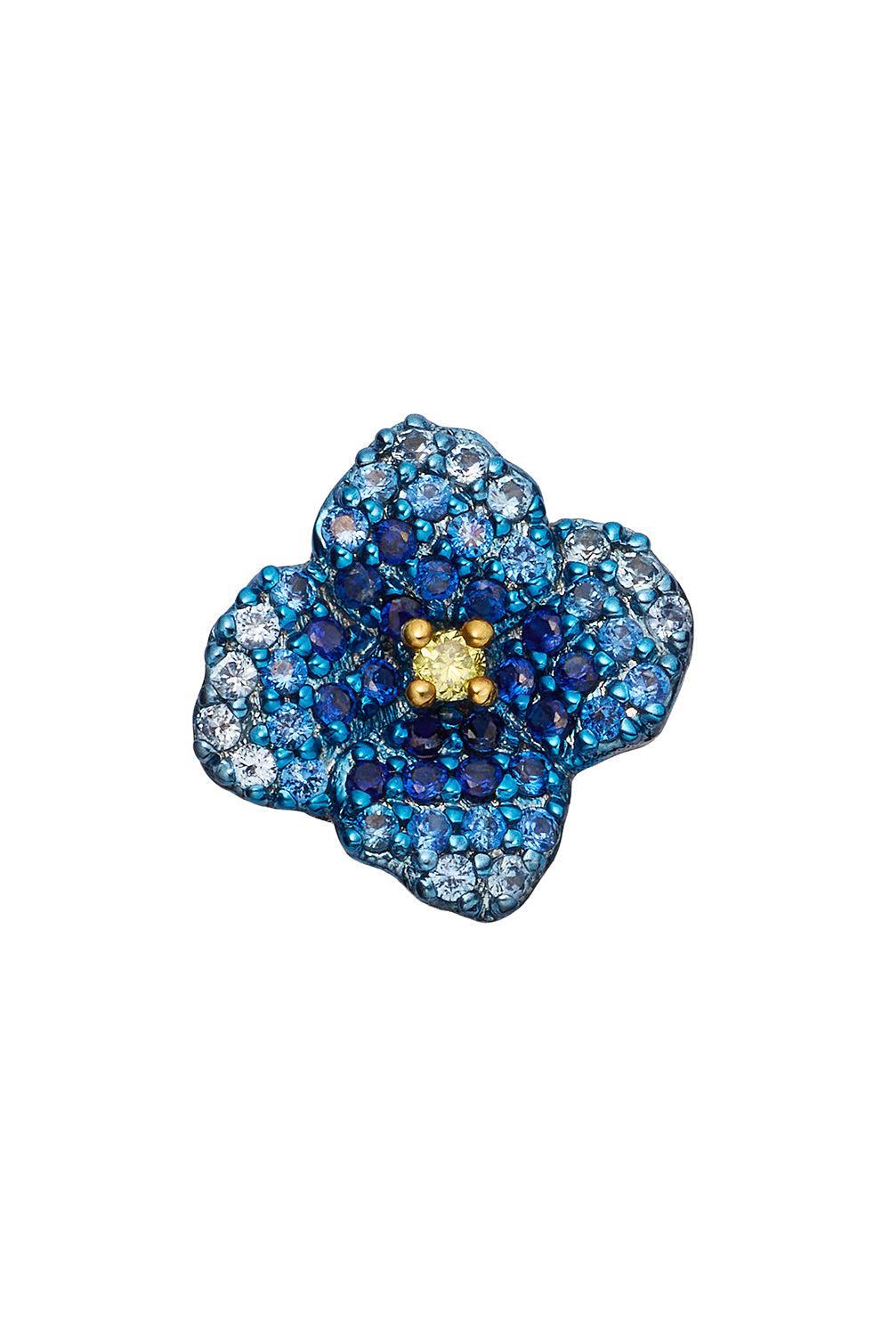 Blue Poppy Charm-WHITE GOLD-JEWELRYFINE JEWELPENDANT-LOQUET