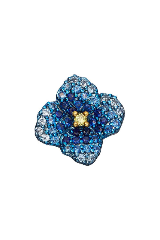 Blue Poppy Charm-WHITE GOLD-JEWELRYFINE JEWELPENDANT-LOQUET